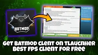 Play On Batmod Client On Tlauncher | Premium Batmod Client | Best FPS Boost Client