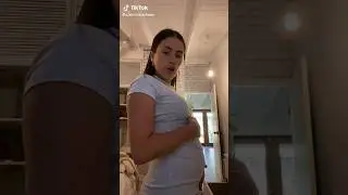 Alexandra shows a full belly #belly #love #beautiful #shorts #eating #cute #full #food #foodbaby