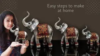 Unique Elephant showpiece making at home | Diwali decoration ideas | diy home decor