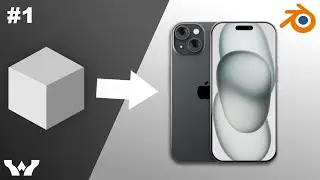 Modeling Apple iPhone 15 2023 | Blender Tutorial for Beginners.Episode 1