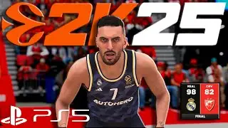 EUROLEAGUE 2K25  | REAL MADRID vs CRVENA ZVEZDA | PS5™[4K60]Full Gameplay NEXT GEN