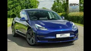 2020 Facelift Tesla Model 3 Long Range in Deep Blue with full self drive & heat pump. srkcars.co.uk