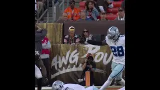 Trevon Diggs intercepts the Deshaun Watson pass vs. Cleveland Browns