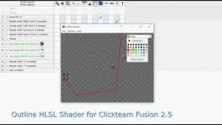 Outline Shader in Clickteam Fusion 2.5