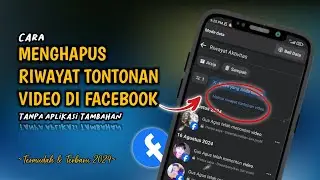 Gampang Banget❗Cara Menghapus Riwayat Tontonan Video Di Facebook