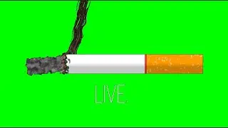 CIGARETTE / ILLNESS Frame MOTION |#greenscreen​ effects - chroma key animations Footage VIDEO *1080*