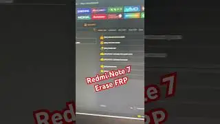 REDMI NOTE 7/ERASE FRP UNLOCKTOOL 2024