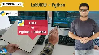 Labview + Python | Tutorial 7 Lists Methods in Python with Labview | LabVIEW + Python Series