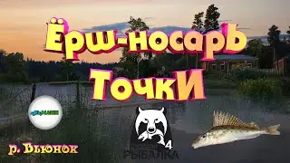 🔴РУССКАЯ РЫБАЛКА 4 (RUSSIAN FISHING 4)🔴 - ЁРШ-НОСАРЬ. ГДЕ ЛОВИТЬ?  ТОЧКИ. Р. ВЬЮНОК.