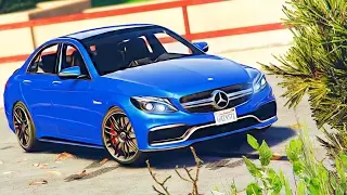 GTA 5 Моды: Mercedes C63 AMG 2017 - Настоящие Машины!