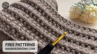 SUPER EASY & SUPER FAST Crochet Pattern for Beginners! ⚡️⚡️Crochet Stitch for Baby Blanket & Bag