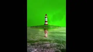 Light house green screen, thunder green screen