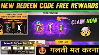 CLAIM FREE REWARDS | TODAY'S NEW REDEEM CODE FREE FIRE | 18 JULY FREE REWARDS REDEEM CODE FREE FIRE