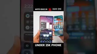 TWO BEST UNDER 25K GAMING PHONE | MOTO EDGE 50 FUSION vs IQOO Z9S BGMI TEST #shotrs #ytshorts #bgmi