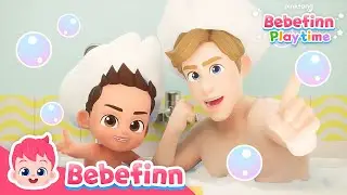 🛀🏴‍☠️ Bath Time Pirates | Fun Bubble Bath | Bebefinn Playtime Musical Stories for Kids