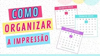 Como fazer a impressão do mini calendário 2025 Papelaria Personalizada Pelo Celular