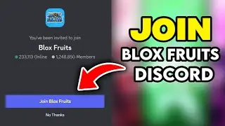 How To Join Roblox Blox Fruits Discord Server