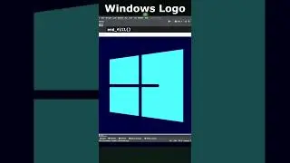 windows logo using turtle graphics python. 