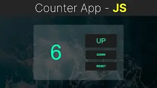 Counter app with localStorage - HTML // CSS // JAVASCRIPT