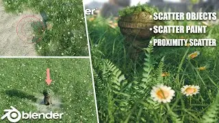 Techniques To Scatter Objects in Blender