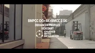 Dehancer Film Emulation | BMPCC Original + 4K + BMCC 2.5K | VideoArt | Film Profiles | #dehancer