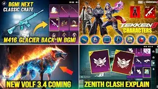 🔴 NEXT TAKKEN 8 PRIZE PATH | M416 Glacier Next Classic Crate Bgmi || New Zenith Clash Tier Rewards