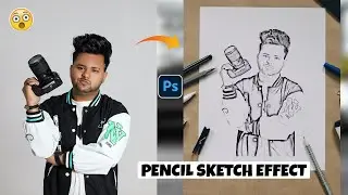 Photoshop Pencil Sketch Effect Photo Editing Tutorial || Fan Made Pencil Drawing Effect Photoshop