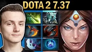 Mirana Gameplay Miracle with Gleipnir and Manta - Dota 7.37