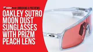 Oakley Sutro Moon Dust Sunglasses with Prizm Peach Lens