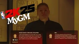 FIGHTING WITH THE HEAD COACH!? [NBA 2K25 MyGM Mode] Ep. 2