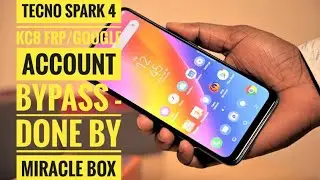 Tecno Spark 4 KC8 Google Account|FRP Easily Removed by Miracle Box - 100% Simple