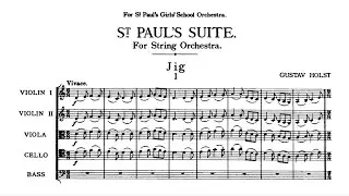 Holst - St. Paul's Suite Op. 29 (Complete Score)