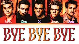 *NSYNC - Bye Bye Bye (Color Coded Lyrics)