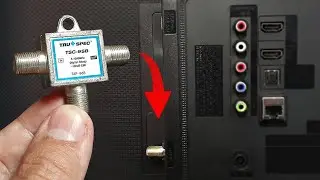 Put 1 Splitter On Your TV And Release All Free Channels On Smart TV | How To Make Digital TV Antenna