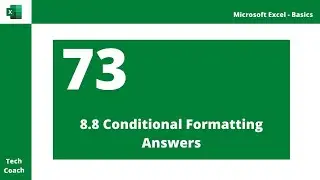 Conditional Formatting Answers Excel | Conditional Formatting in Excel