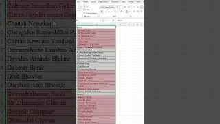 #shorts | Strick out data in excel with some hidden features | Duplicate data Strick out ???