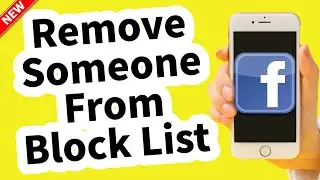 How to Remove/Delete Someone From Block List On Facebook 2024