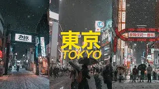 Tokyo Heavy Snow 2024 ❄️  [4K] | Cinematic Jazz