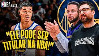 GUI SANTOS É ADORADO POR CURRY E ELENCO DOS WARRIORS: PODE SER TITULAR NA NBA