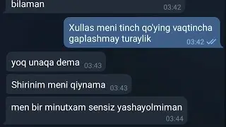 😱😱😱SHUXAM ERKAKMI ENDI - SEVISHGANLAR SUHBATI