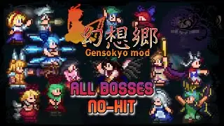 Terraria - Gensokyo - All bosses No-hit (Flawless)