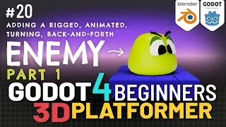 Godot 4 3D Platformer Lesson #20: Adding an Enemy! (Part 1)