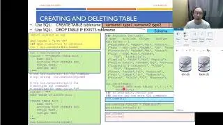 Python Programming - Python SQLite T02 - Create, Delete Table (Part 1/2)