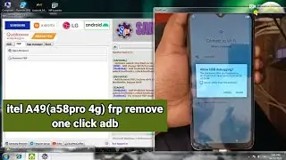 itel A49 (A58 pro 4g) frp remove one click adb enable usb debugging allow remove done 😊