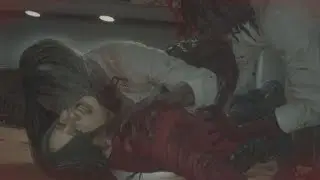 RESIDENT EVIL 2 REMAKE Gameplay - The Death Of Claire Redfield From Two Zombies
