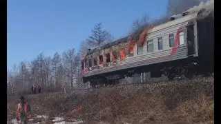 Пили спирт и сожгли вагон пассажирского поезда.MestoproTV