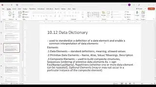 Techniques Data Dictionary
