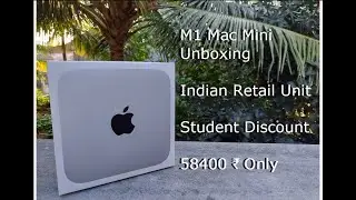 M1 Mac Mini Unboxing (Indian Retail Unit)  | 58400₹ ONLY | Student Discount