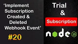 Implement Stripe Webhook Events Part 1 | Stripe Webhook Integration in Node JS MongoDB #20