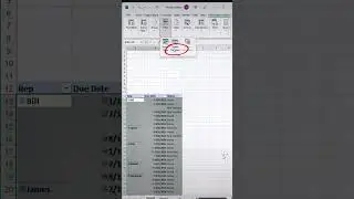 Excel tip timeline slider